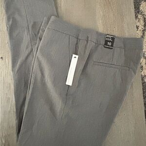 NWT Amanda + Chelsea Gray Pants Women's Size 10 Business Or Casual Dress Pants